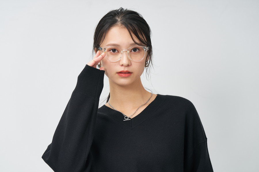 No.850+メガネ　BLOND【度数入り込み価格】 予約終了]#04 Zoff | Naoko Kuroishi HEXAGON SUNCUT GLASSES