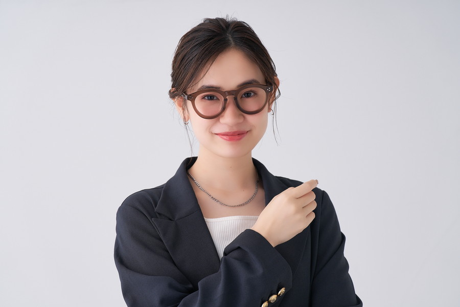 アウトレット価格]存在感のある太縁メガネ(WEB・アウトレット店舗限定