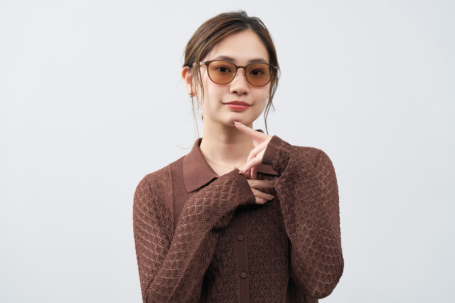 パーソナルカラーサングラス Autumn Type ボストン型[WEB限定商品