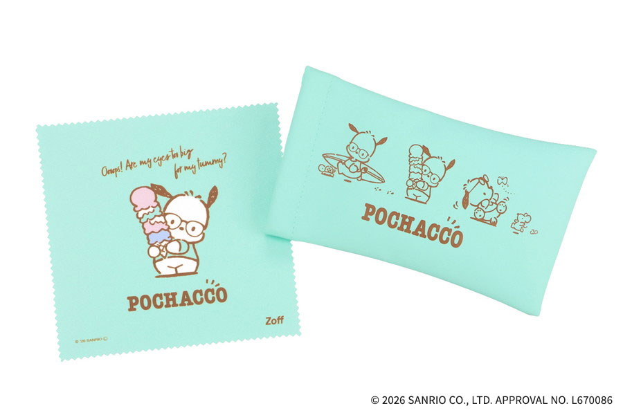 Zoff│Pochacco 小さめサイズのボストン型サングラス（ZC261G02-42A1