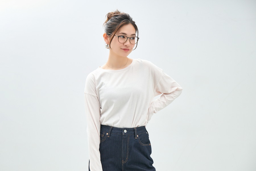 [Zoff SMART ×マキアージュ]使用商品/丸みのあるボストンフレーム/SMART SKINNY JEWELRY(WEB先行販売)