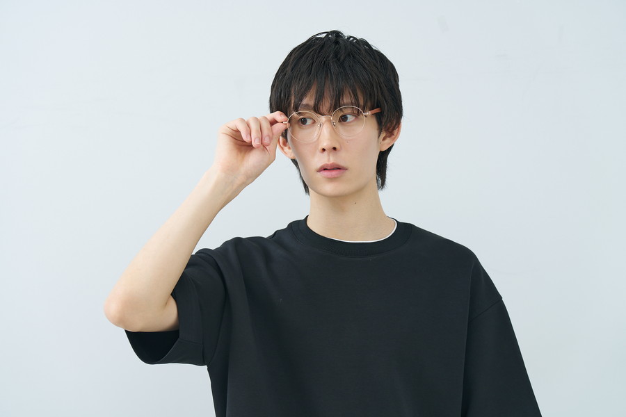 コンビネーションフレームのボストン型/FASHION RUBBER COMBI[中顔面
