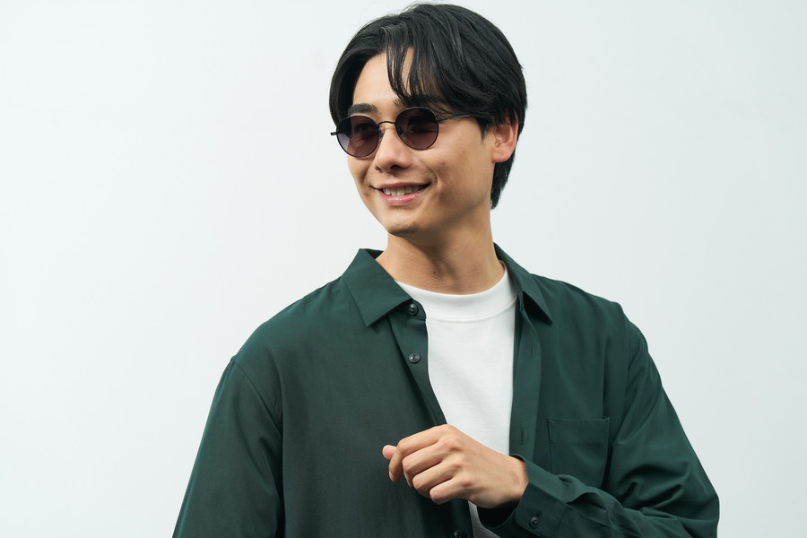 幅広いレンズカラーを揃えたボストン型サングラス/SUNCUTGlasses/UV100