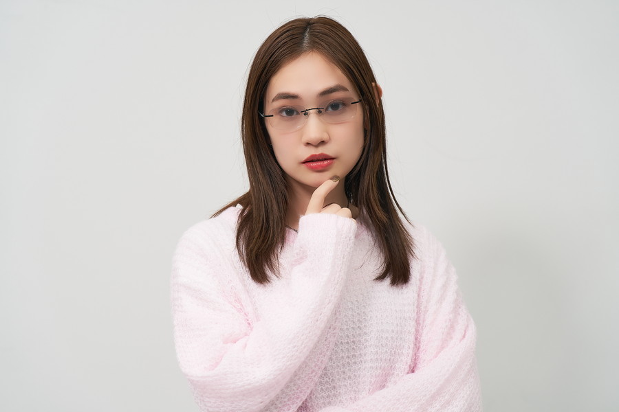 期間限定価格]SUNCUTGlasses/トレンドのリムレス スクエア型サングラス