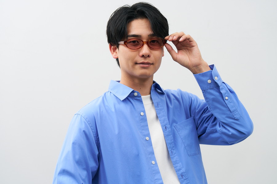 オルソパルス SUNCUTGlasses/トレンドのオーバル型サングラス（ZH261G02-49A1