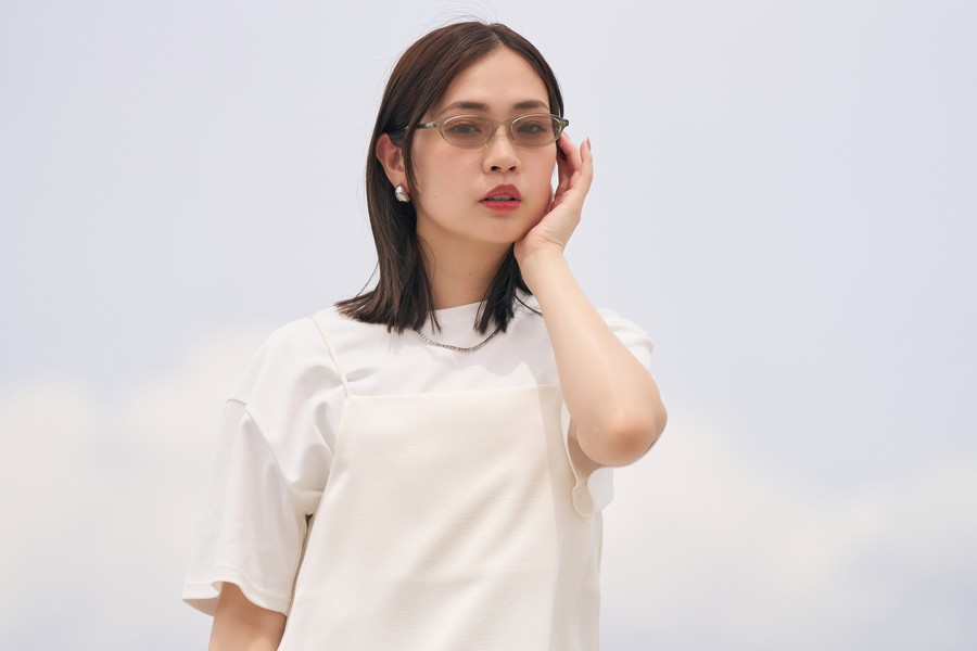Zoff | ETRE TOKYO Oval SUNCUT Glasses（ZH261G04-63A1）｜メガネの