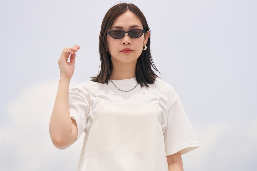 Zoff | ETRE TOKYO Oval SUNCUT Glasses（ZH261G04-72E1）｜メガネの