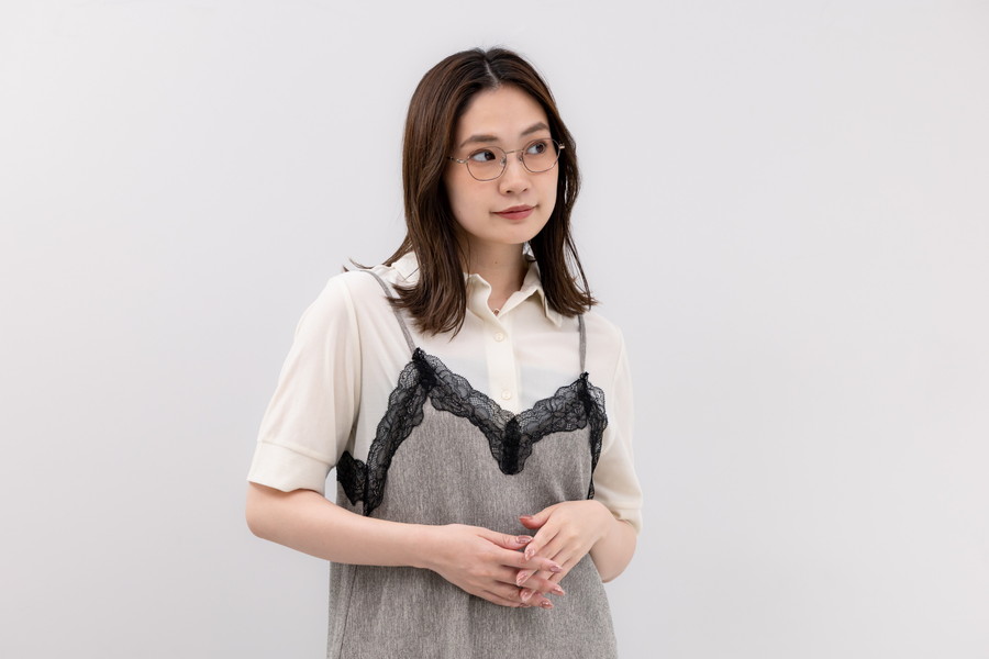 Mellumia -BLOOM COLLECTION ウェリントン型（ZO262007-43E2）｜メガネ