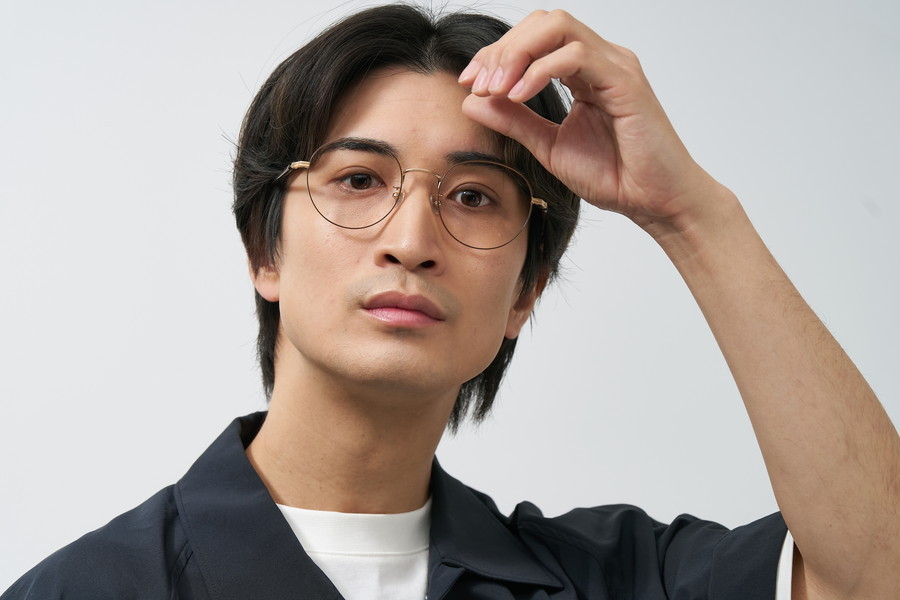FASHION SPRING TREND[中顔面短縮みえメガネ]（ZY242009-43E1