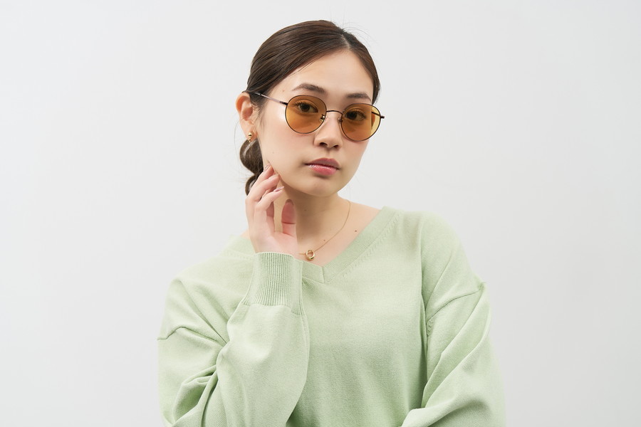 期間限定価格]SUNCUTGlasses/UV100%CUT（ZY252G02-43E2）｜メガネの