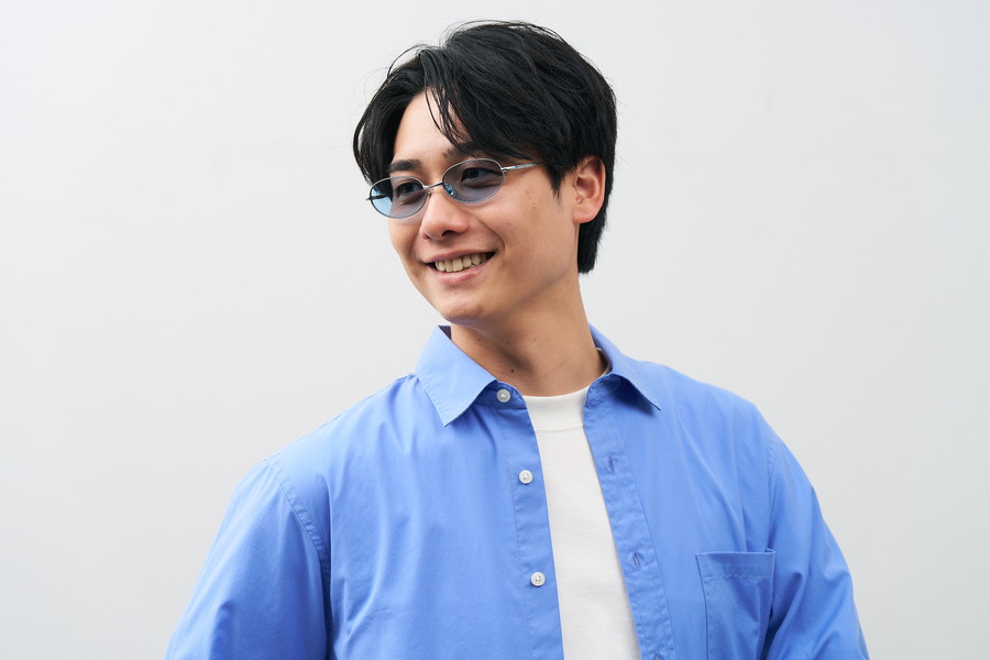 SUNCUTGlasses/トレンドのオーバル型メタルサングラス（ZY262G02-15F2