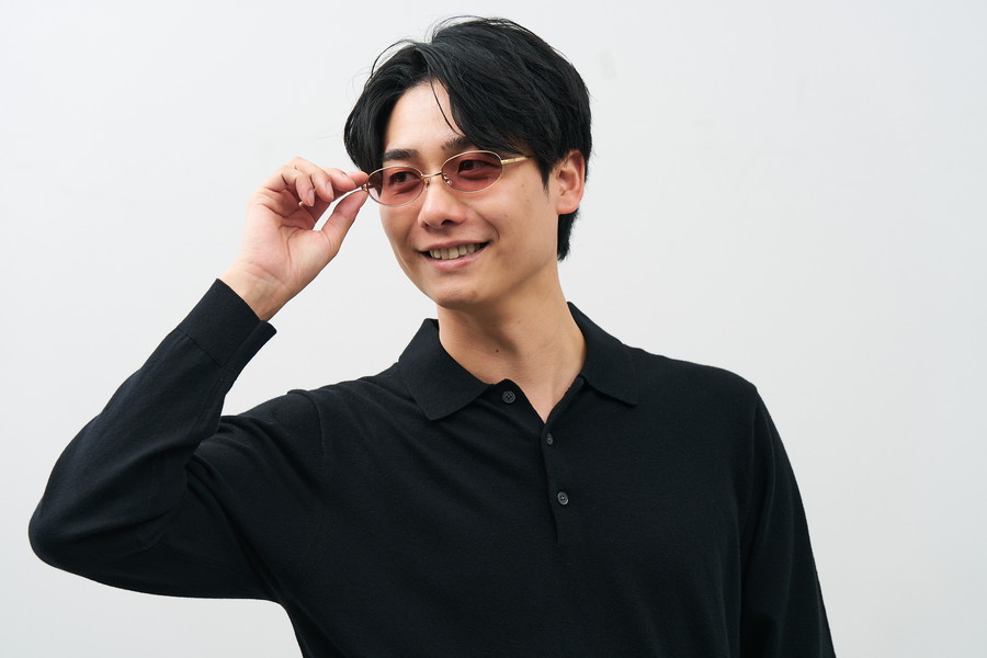 期間限定価格]SUNCUTGlasses/トレンドのオーバル型メタルサングラス