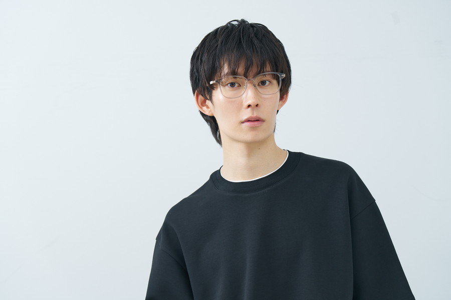 コンビネーションフレームのウェリントン型/FASHION RUBBER COMBI