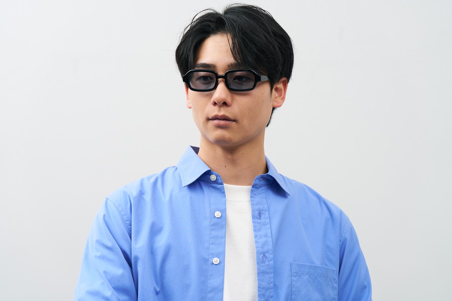 期間限定価格]SUNCUTGlasses/トレンドの太縁ウェリントン型サングラス