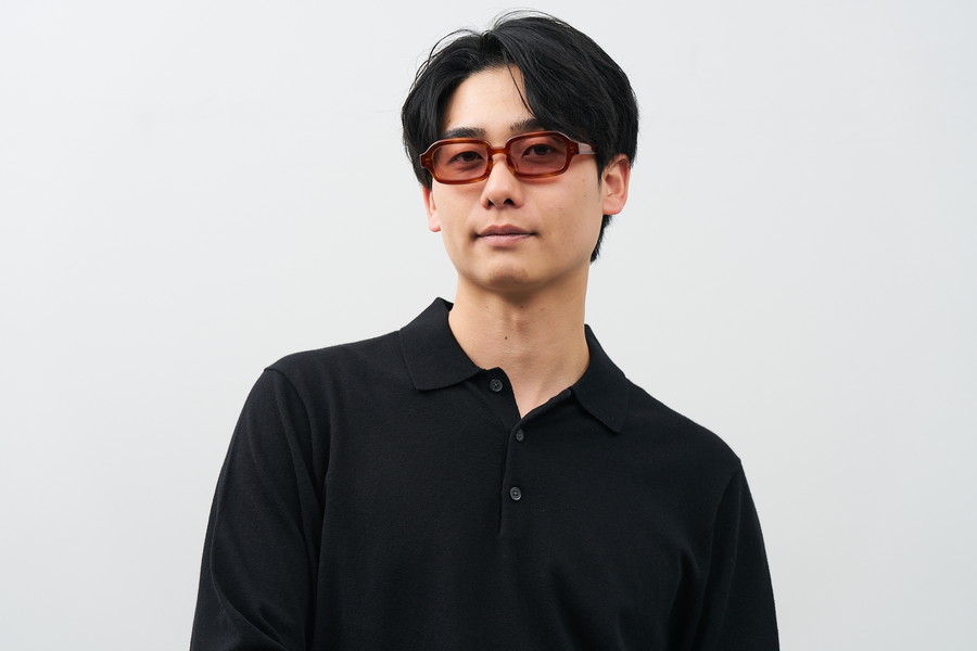 期間限定価格]SUNCUTGlasses/トレンドの太縁ウェリントン型サングラス