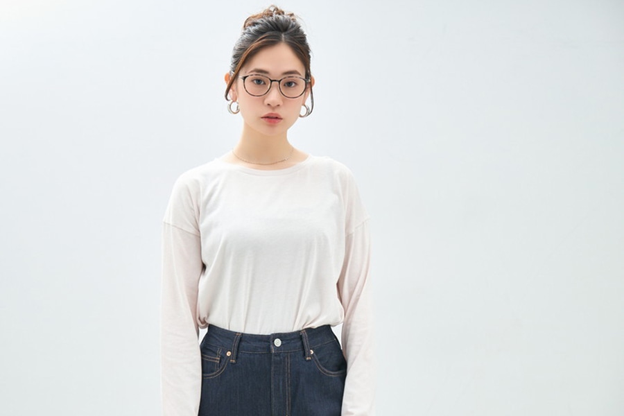 [Zoff SMART ×マキアージュ]使用商品/丸みのあるボストンフレーム/SMART SKINNY JEWELRY(WEB先行販売)