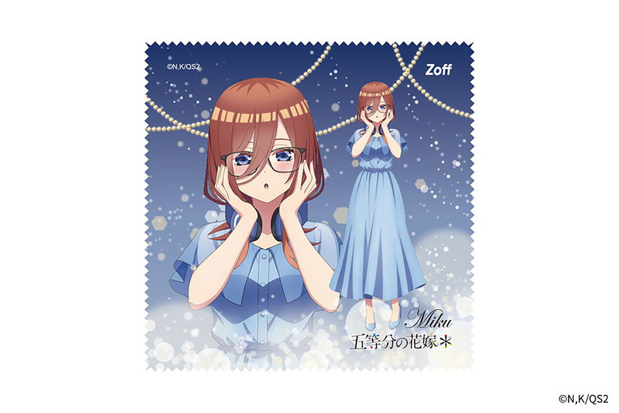 Zoff｜五等分の花嫁＊ 中野三玖モデル【ご予約限定特典アクリルスタンド付き】