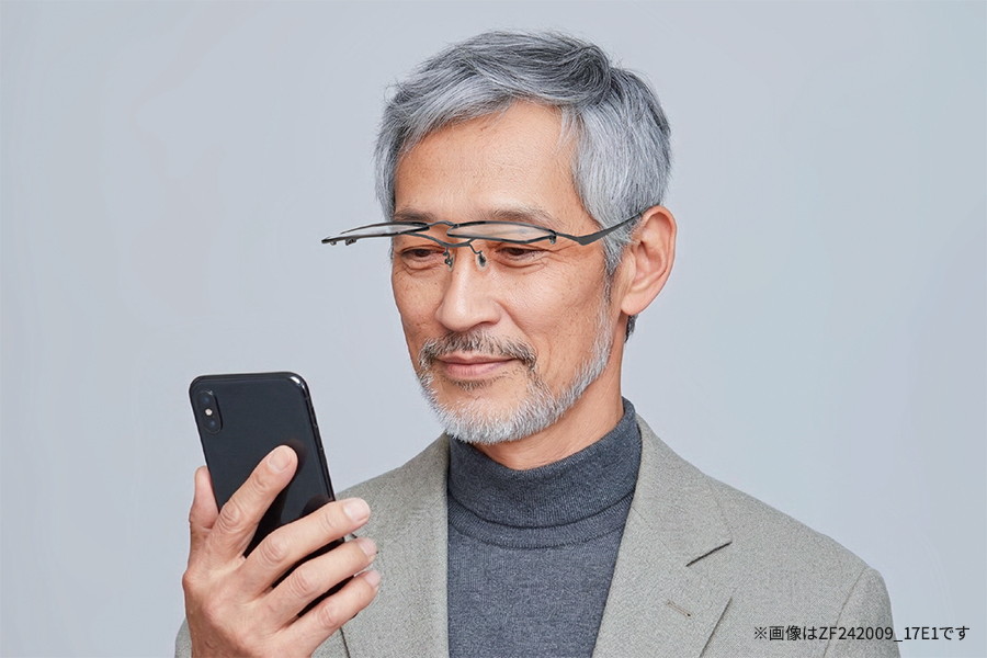 ウェリントン型FLIP UP(跳ね上げ式メガネ)（ZO251031-14F1）｜メガネの