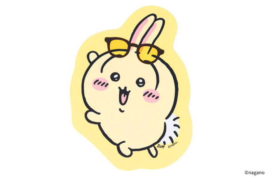 Zoff | ちいかわ ダイカットクロス[うさぎmodel]