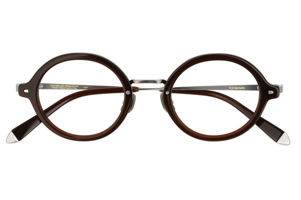 D.D.spectacles ZF231003-44E1】(メガネ MEN ラウンド ブラウン