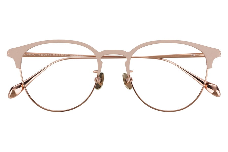 存在感のあるボストン型チタンフレーム