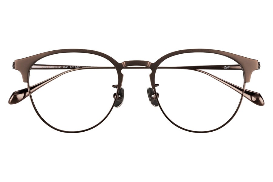 存在感のあるボストン型チタンフレーム