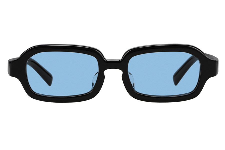 SUNCUTGlasses/トレンドの太縁ウェリントン型サングラス