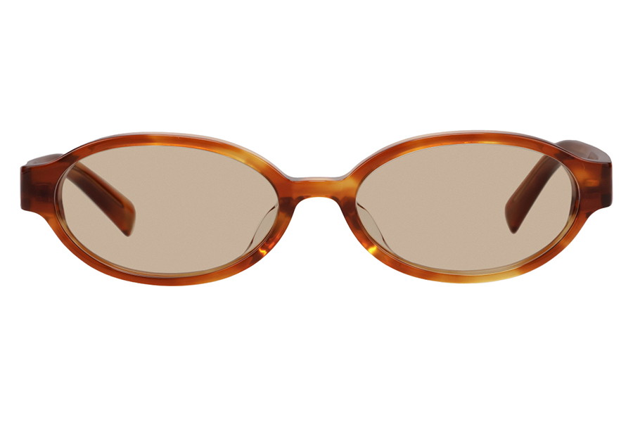 SUNCUTGlasses/トレンドのオーバル型サングラス