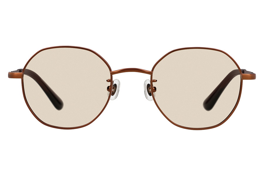 トレンドカラーが特徴のボストン型メタル(WEB限定)SUNCUTGlasses/UV100%CUT