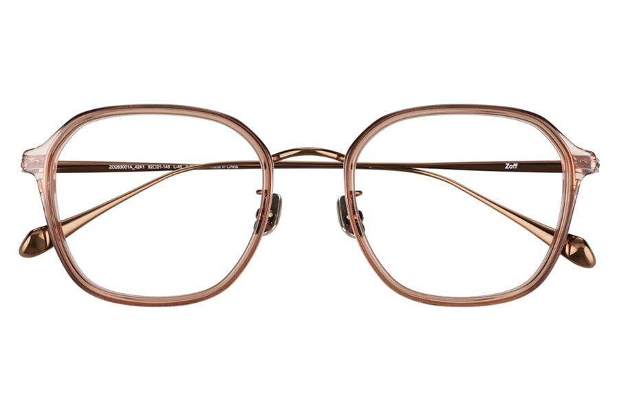 存在感のあるウェリントン型チタンフレーム