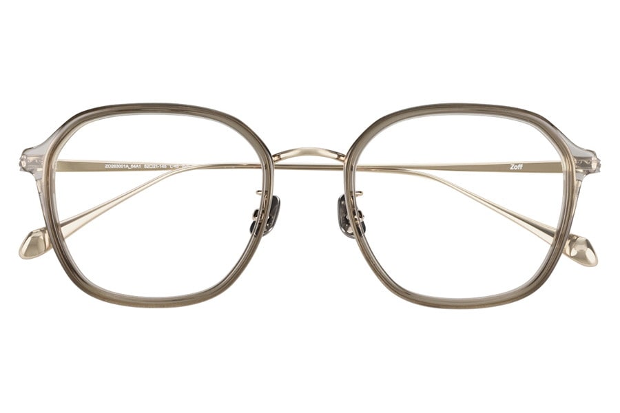 存在感のあるウェリントン型チタンフレーム