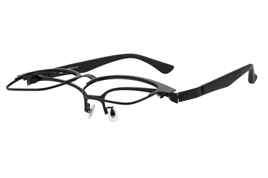 新構造のスクエア型FLIP UP(跳ね上げ式メガネ)