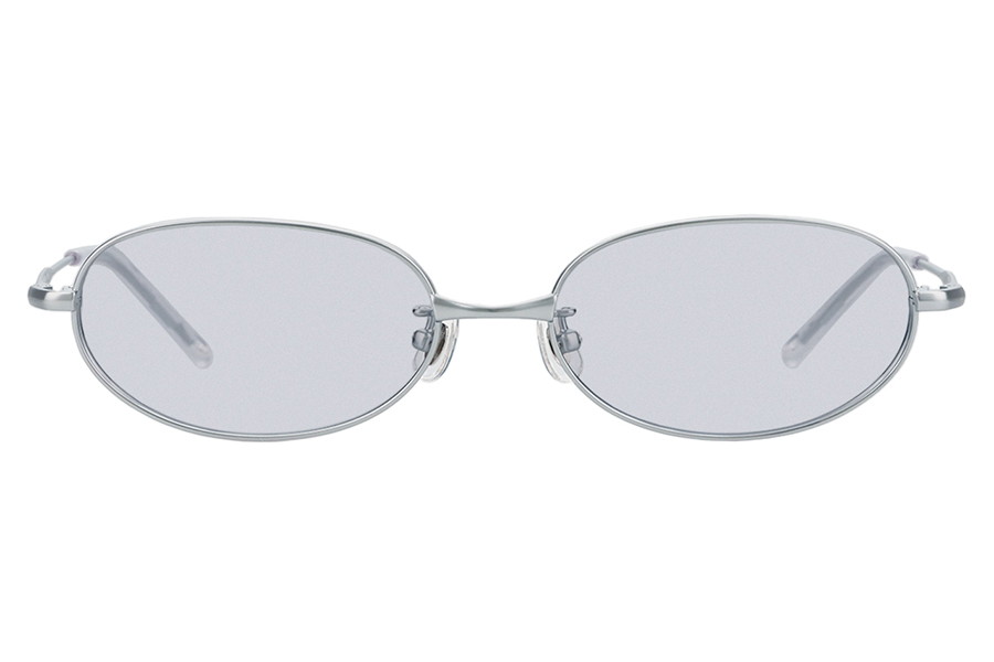 SUNCUTGlasses/トレンドのオーバル型メタルサングラス