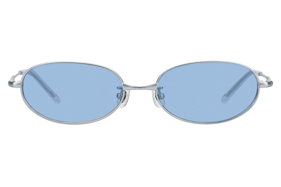 SUNCUTGlasses/トレンドのオーバル型メタルサングラス