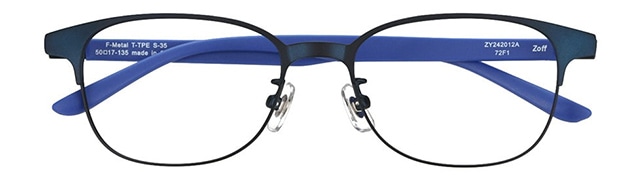 ウエリントン・ブルーのメガネ