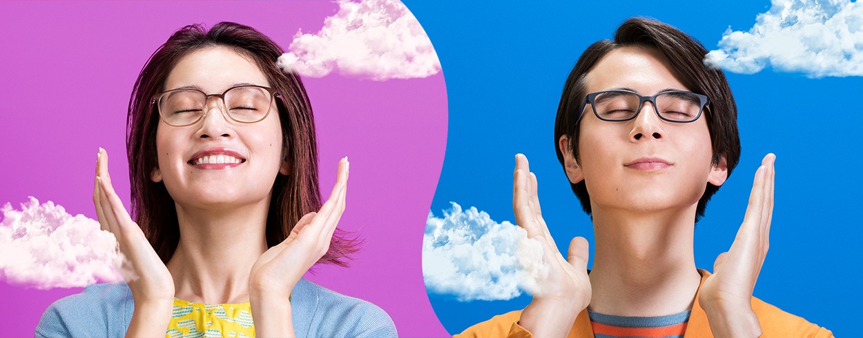 あ、コレ、ラクかも。 なに、これ、気持ちいい。 Zoff SMART